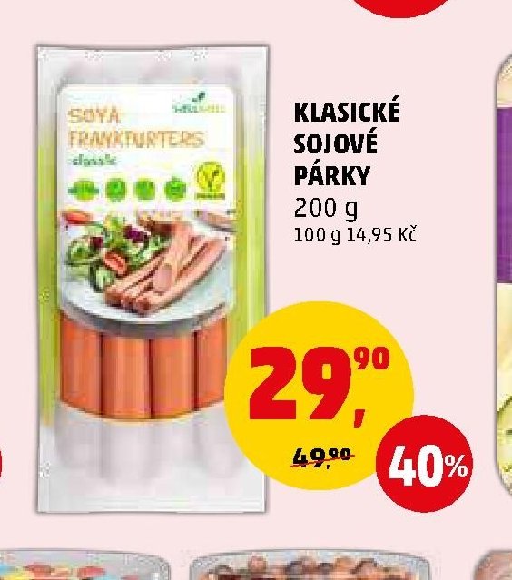 KLASICKÉ SOJOVÉ PÁRKY 200 g - Penny Market aktualniletaky.eu