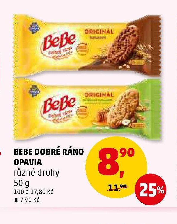 BEBE DOBRÉ RÁNO OPAVIA různé druhy 50 g - Penny Market aktualniletaky.eu