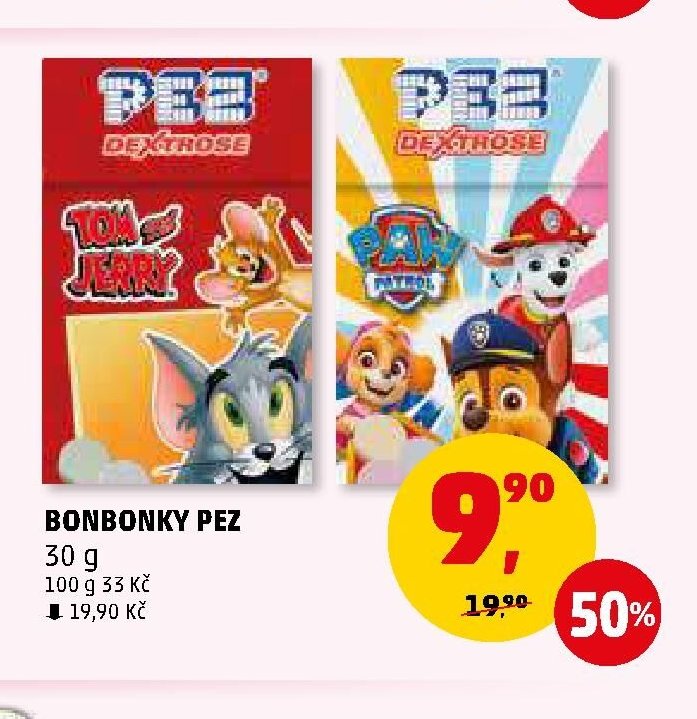 BONBONKY PEZ 30 g - Penny Market aktualniletaky.eu
