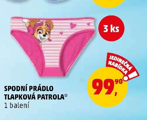 Spodní prádlo Tlapková patrola - Penny Market aktualniletaky.eu