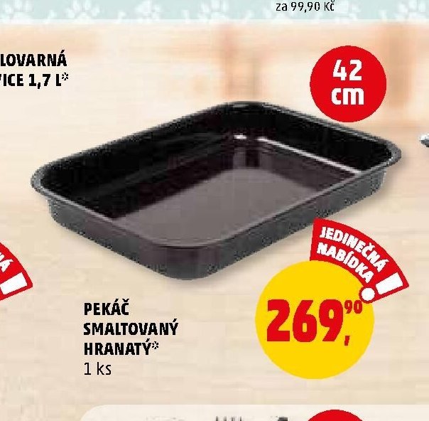 Pekáč smaltovaný hranatý - Penny Market aktualniletaky.eu