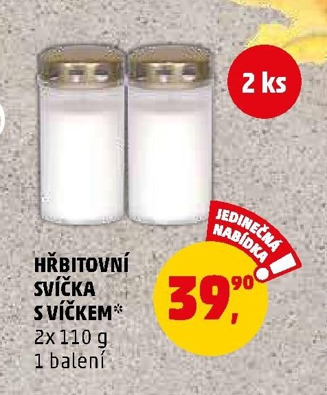 HŘBITOVNÍ SVÍČKA S VÍČKEM - Penny Market aktualniletaky.eu