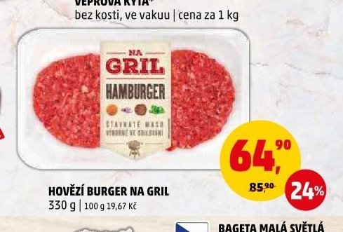 Hovězí burger na gril - Penny Market aktualniletaky.eu