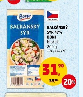 BALKÁNSKÝ SÝR 47% BONI - Penny Market aktualniletaky.eu