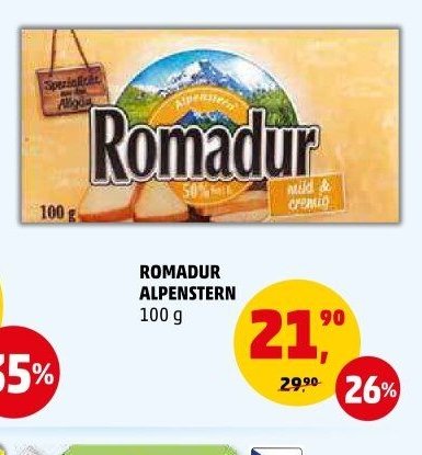 Romadur Alpenstern 100 g - Penny Market aktualniletaky.eu