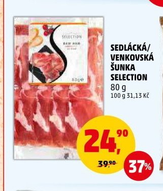 Sedlácká/venkovská šunka Selection - Penny Market aktualniletaky.eu