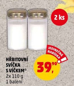 HŘBITOVNÍ SVÍČKA S VÍČKEM* - Penny Market aktualniletaky.eu
