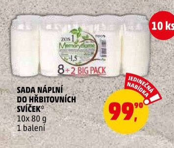 SADA NÁPLNÍ DO HŘBITOVNÍCH SVÍČEK* - Penny Market aktualniletaky.eu
