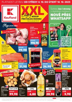 aktuální leták Kaufland 4.10.2023-10.10.2023