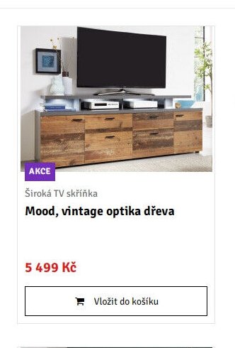 Mood, vintage optika dřeva