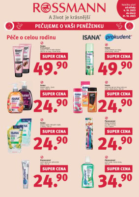 aktuální leták ROSSMANN drogerie 4.10.2023-31.10.2023