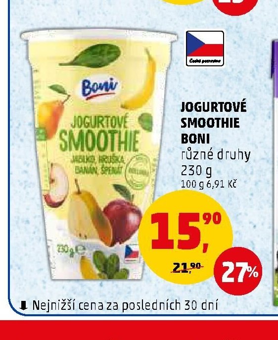 Jogurtové smoothie Boni - Penny Market aktualniletaky.eu
