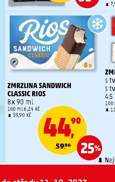 ZMRZLINA SANDWICH CLASSIC RIOS - Penny Market aktualniletaky.eu