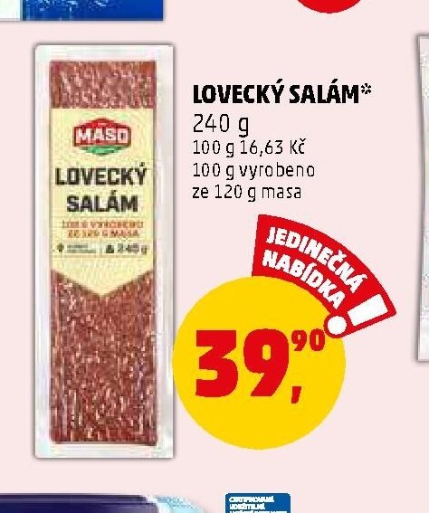 Lovecký salám - Penny Market aktualniletaky.eu