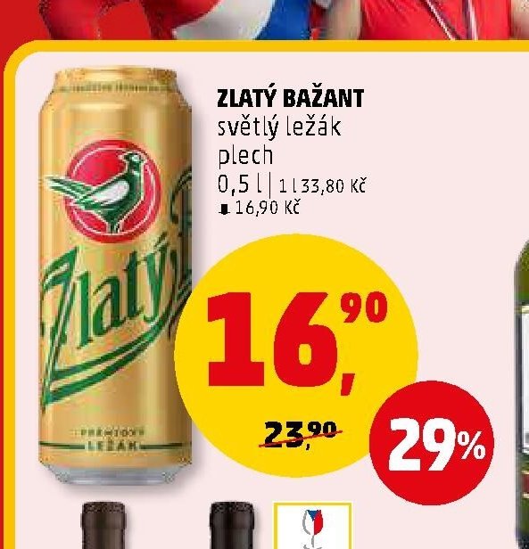 Zlatý Bažant světlý ležák plech - Penny Market aktualniletaky.eu