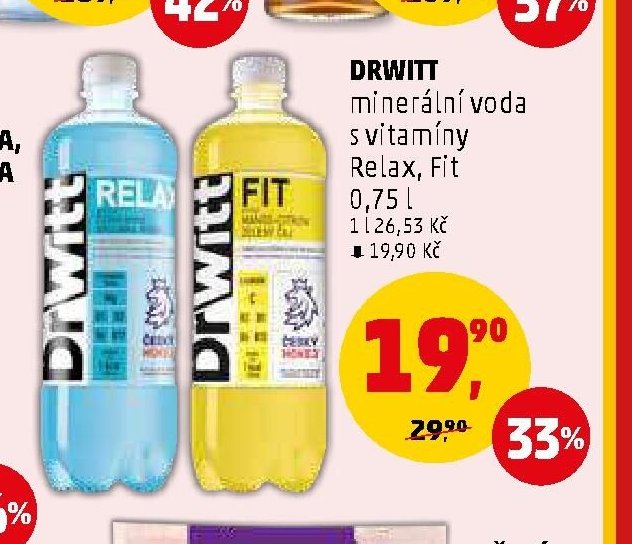 Drwitt minerální voda s vitamíny - Penny Market aktualniletaky.eu