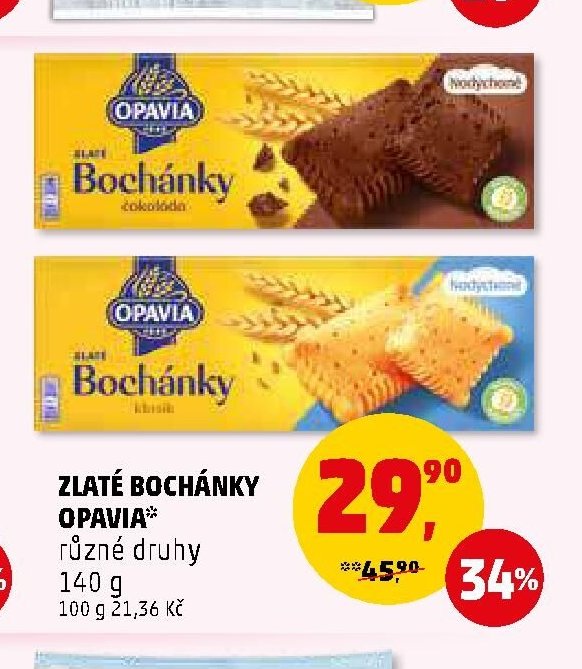 Zlaté bochánky Opavia - Penny Market aktualniletaky.eu