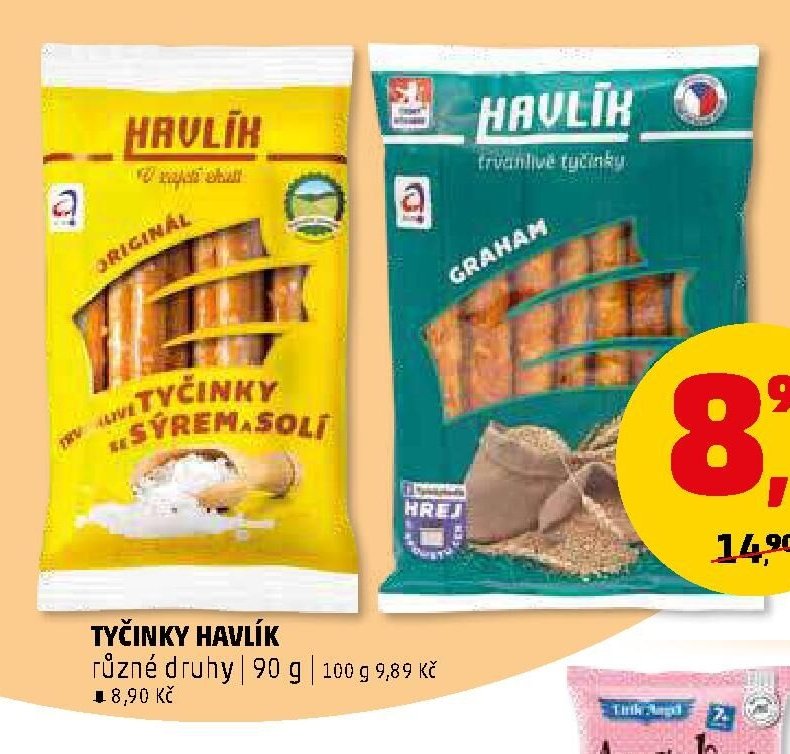 TYČINKY HAVLÍK různé druhy - Penny Market aktualniletaky.eu