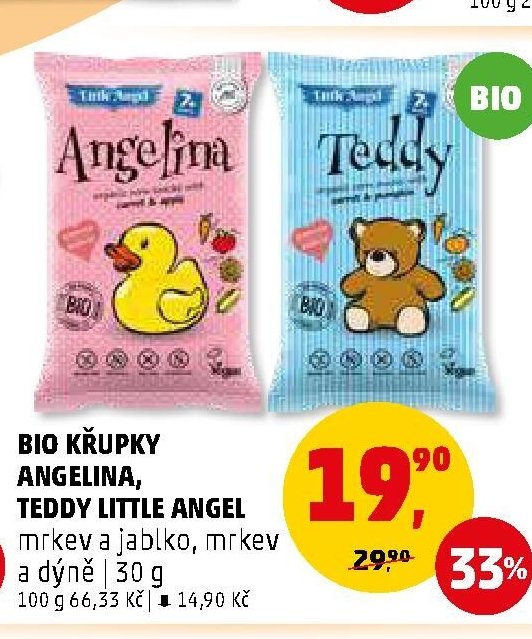 BIO KŘUPKY ANGELINA, TEDDY LITTLE ANGEL - Penny Market aktualniletaky.eu