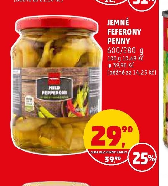Jemné feferony Penny - Penny Market aktualniletaky.eu