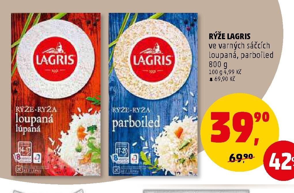 RÝŽE LAGRIS loupaná, parboiled - Penny Market aktualniletaky.eu