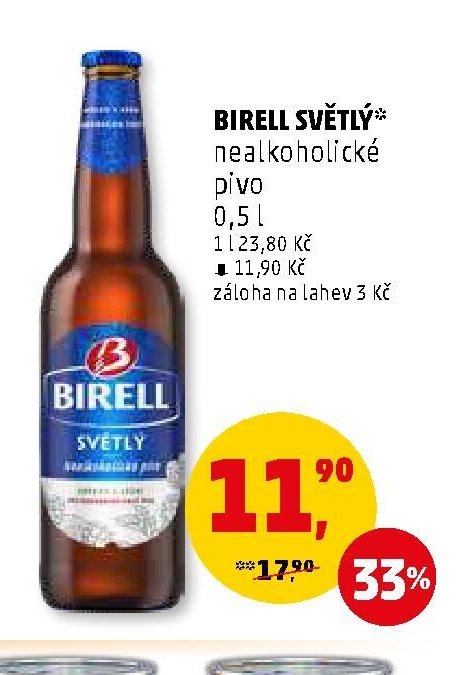 Birell Světlý nealkoholické pivo - Penny Market aktualniletaky.eu