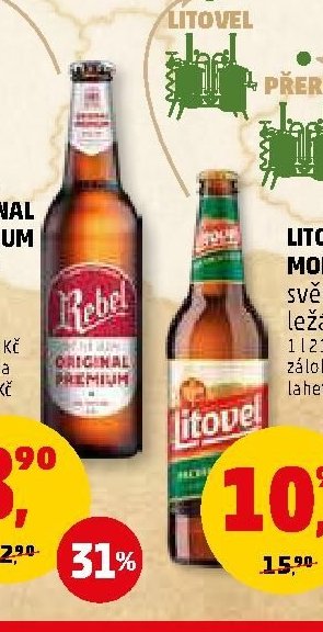 Rebel Original Premium světlý ležák - Penny Market aktualniletaky.eu