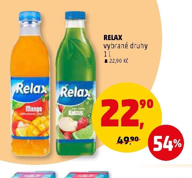 Relax vybrané druhy 1 l - Penny Market aktualniletaky.eu