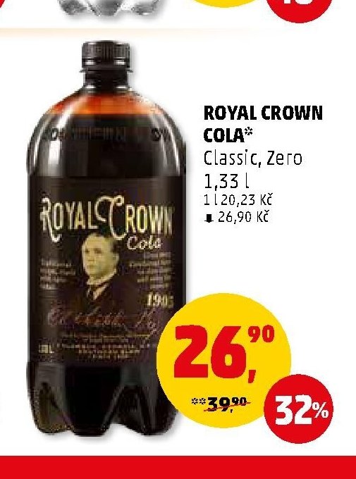Royal Crown Cola Classic, Zero 1,33 l - Penny Market aktualniletaky.eu