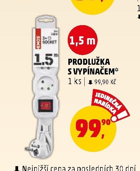 PRODLUŽKA S VYPÍNAČEM - Penny Market aktualniletaky.eu