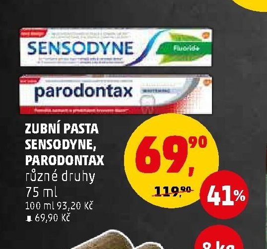 Zubní pasta Sensodyne, Parodontax - Penny Market aktualniletaky.eu