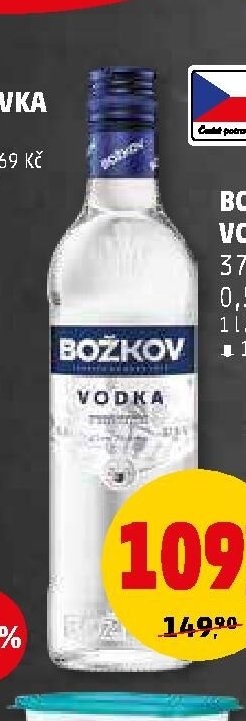 Božkov Vodka, 37,5 % alk., 0,5 l - Penny Market aktualniletaky.eu