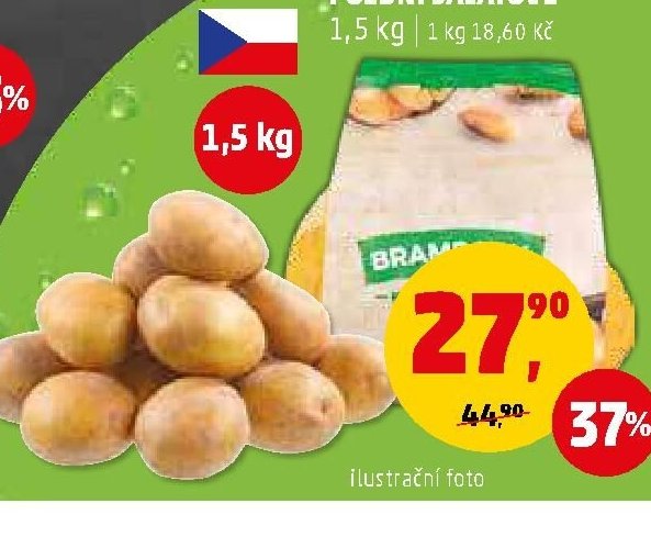 Brambory konzumní pozdní salátové, 1,5 kg - Penny Market aktualniletaky.eu