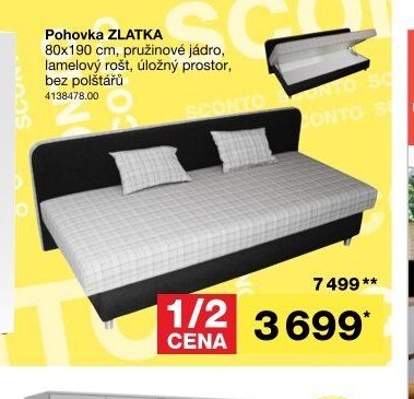 Pohovka ZLATKA
