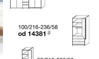 Šatní skříň LOFT 100/216-236/58