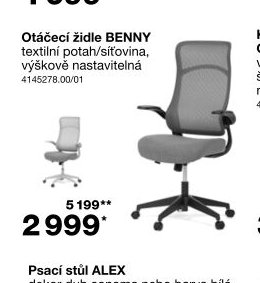 Otáčecí židle BENNY