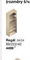 Regál .04/24