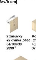 2 zásuvky +2 dvířka .06/26
