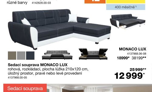 Sedací souprava MONACO LUX