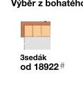 Výběr z bohatého typového plánu (3sedák)