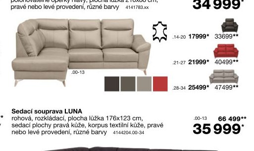 Sedací souprava LUNA