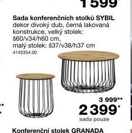 Sada konferenčních stolků SYBIL