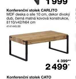 Konferenční stolek CARLITO