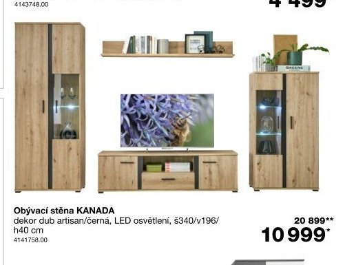 Obývací stěna KANADA