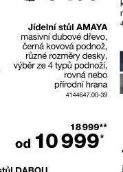 Jídelní stůl AMAYA