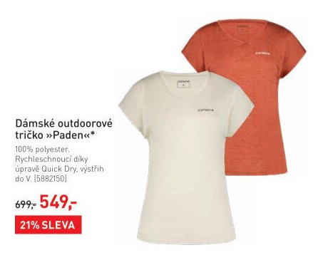 Dámská outdoorové tričko »Paden«* - Intersport aktualniletaky.eu