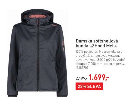 Dámská softshellová bunda »ZHood Mel.« - Intersport aktualniletaky.eu