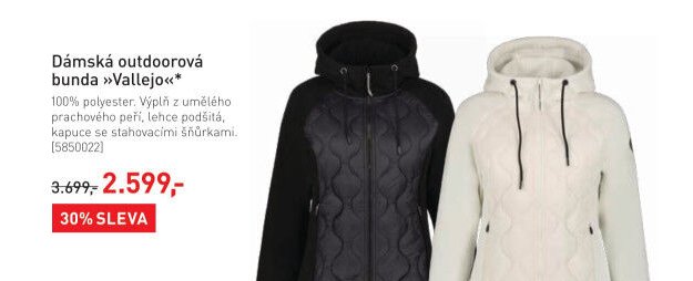 Dámská outdoorová bunda »Vallejo« - Intersport aktualniletaky.eu