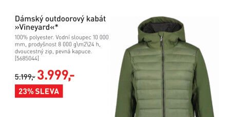 Dámský outdoorový kabát »Vineyard« - Intersport aktualniletaky.eu