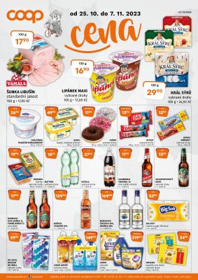 aktuální leták COOP 25.10.2023-7.11.2023